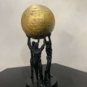 MEN CARRYING GLOBE 4202
